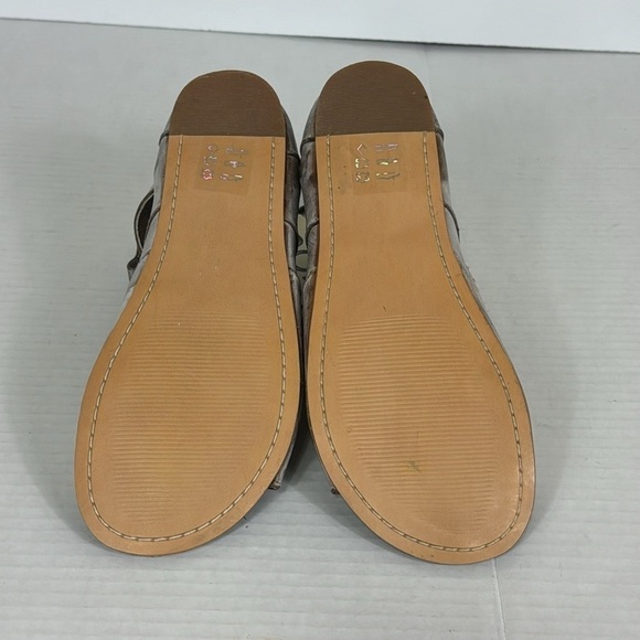 ROAN  BED/STU Women's 6.5 Distress Suede Winnie Flat Sandals Whitewash Taupe NWT - Picture 5 of 11